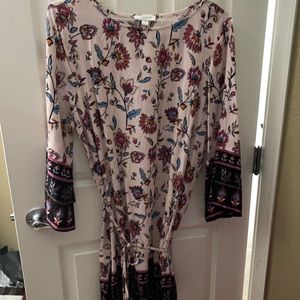 Patterned floral dress